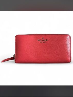 Kate Spade New York Cameron Large Continental Wallet in Coral
